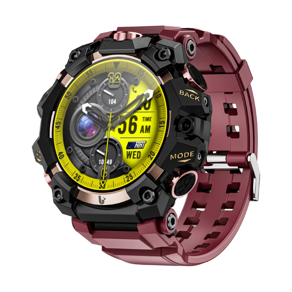 LOKMAT New APPLLP 2 PRO Rugged Sport Android Smart Watch Phone Dual Camera Video Calls Wifi Fitness 4G Watch Amoled Round Screen
