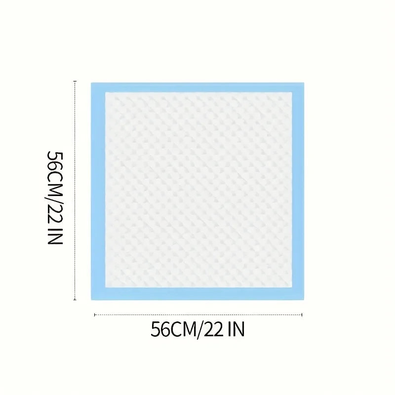 100Pcs Super Absorbent Disposable Pet Urine Pads for Large Breeds Potty Training, Travel - Ideal for Dogs, Puppies, Cats