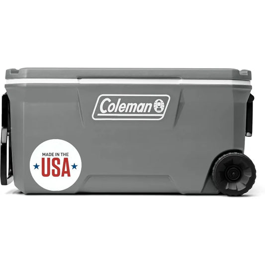 Coleman Classic Insulated Wheeled Cooler Portable Ice Retention 5 Days