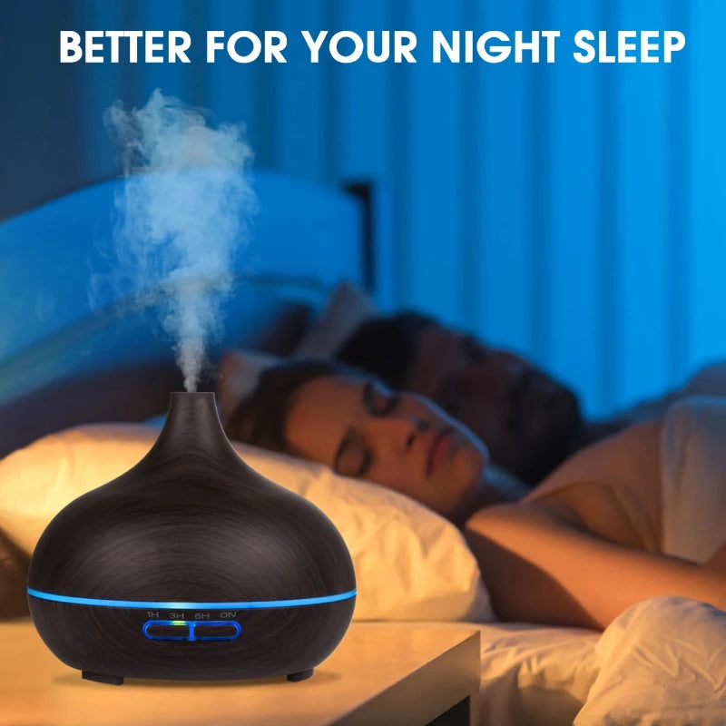 Oeny Aromatherapeutic Diffuser With Remote Control And SevenColor LEDIllumination