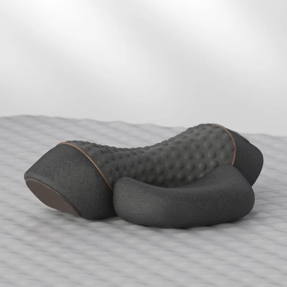 APWIKOGERE Electric Neck Massager Pillow With Heat And Vibration Ergonomic Memory Foam