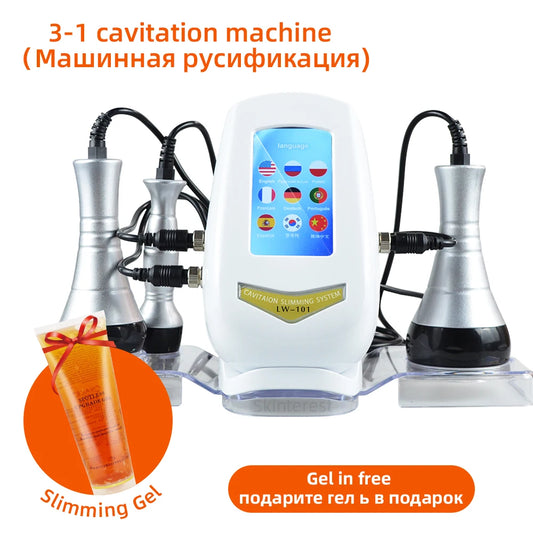 Misshear 3 In 1 Beauty Body Slimming Massager Cavitation Machine