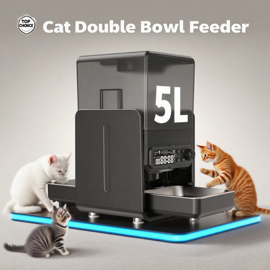 Cityflee Automatic Pet Feeder with Timed and Quantitative Feeding