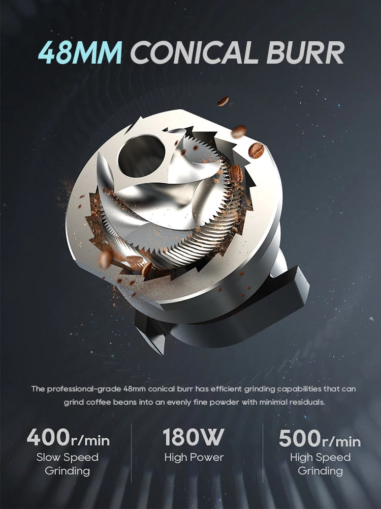 HiBREW G5 Conical Burr Electric Coffee Grinder For Espresso