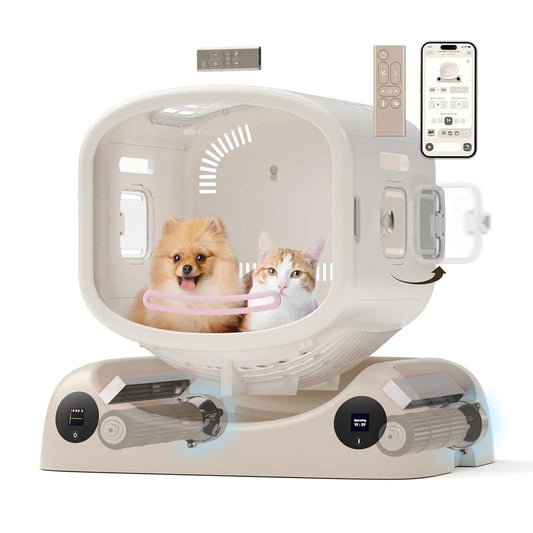 Pet Dryer Box - Safe Modular Design, 80L Large Space, Smart Temperature & App Control, 5 Sides Efficient Airflow,, Customized
