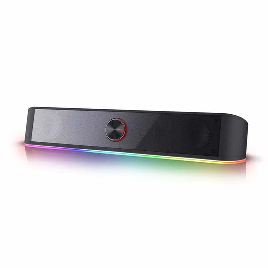 Redragon GS560 Adiemus RGB USB Desktop Soundbar 2.0 Channel PC Speaker With Dynamic Lighting