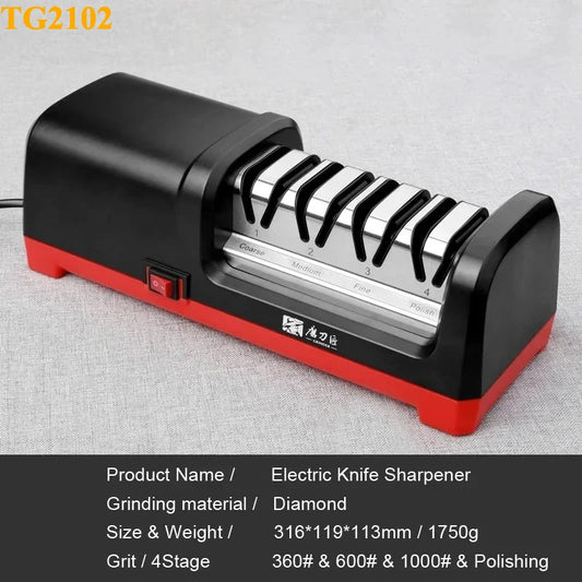 Taidea TG2102 Professional Durable IndustrialGrade Electric Knife Sharpener 18W EUPlug
