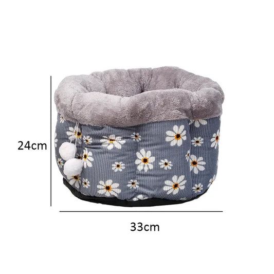 Intelitopia UltraSoft Flannel Pet Bed WinterWarm Thermal Deeply Sleep CushioningPad