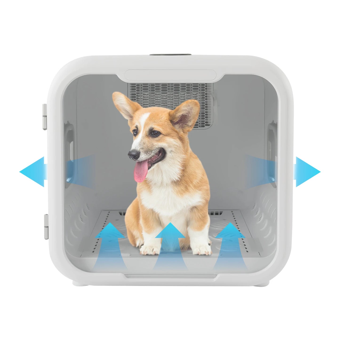 800W Pet Dryer Box Pet Grooming Hair Dryer Pet Force Dryer for Pet Hair Drying and Sanitizing Sterilization for 2-3 Cats