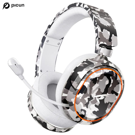 Picun G2 2.4G Wireless Gaming Headset LowLatency 7.1 SurroundSound Multiplatforms