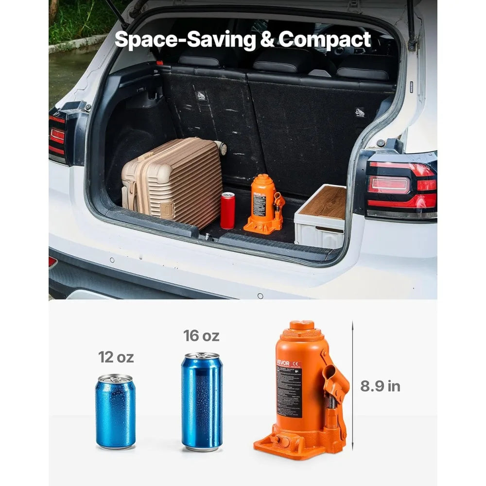 20 Ton Hydraulic Bottle Jack With Long Handle For Trucks