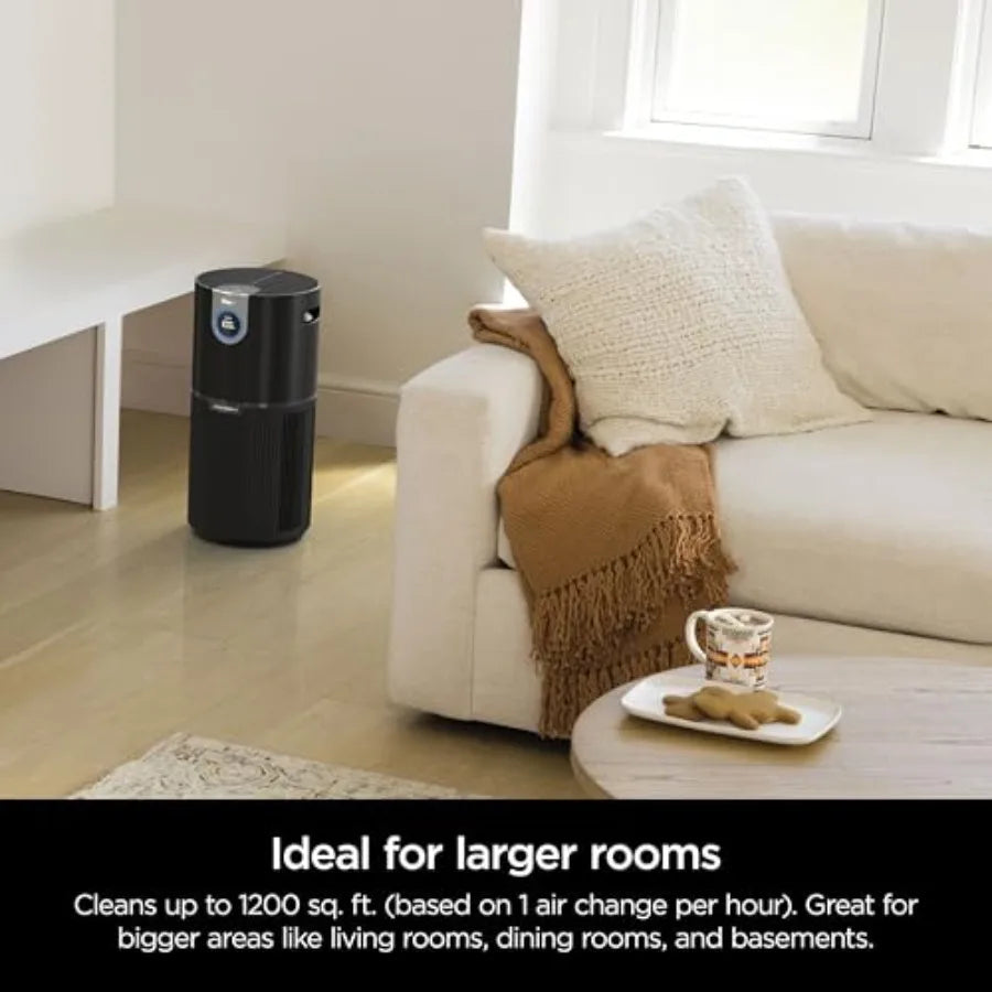 Air Purifier for Home Office and Bedroom with Clean Sense Technology HEPA Air Filter Capable of Covering 1200 Sq Ft Area Effect